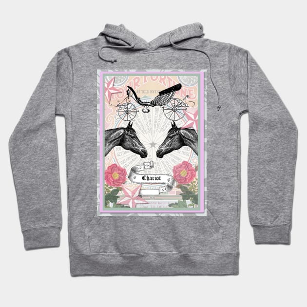 Tarot card, the Chariot Hoodie by White B Gifts